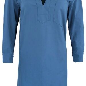 Finley Blue Long Sleeve Dress M
